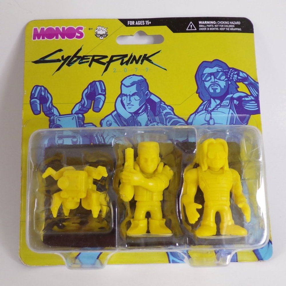 Jinx Cyberpunk 2077 Silverhand Monos Collectible Figures Pack of 3